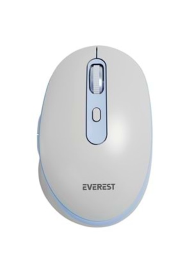 Everest Sm-bt42 Usb Beyaz/mavi 3in1 Bluetooth Ve 2.4ghz Şarj Edilebilir Kablosuz Mouse