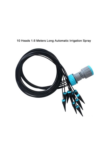 Trendooze Uzunlukta Sulama Sulama Sulama Spreyi Sistemi Otomatik Metre Damla Borusu Başlık Bahçe 10 1.6 No