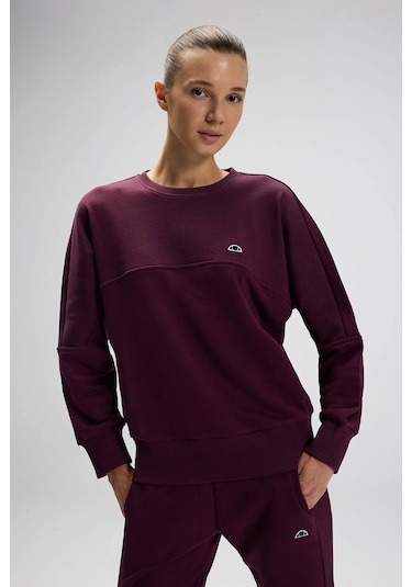 Ellesse Bayan Sweat Ef567-brd Bordo Bordo