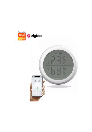 Geeroyoo Tuya Akıllı Zigbee Sıcaklık Ve Nem Sensörü Zeka Sahnesi Gerçek Zamanlı Algılama Termometresi