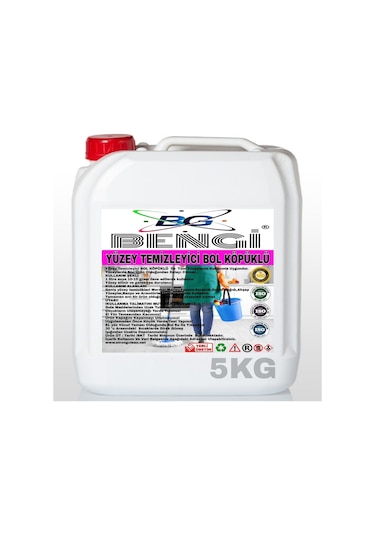 Yüzey Temizleyici Köpüklü 5kg Tekli