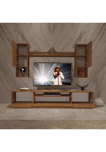 Decoraktiv Trio 5das Mdf Tv Ünitesi Tv Sehpası Ceviz