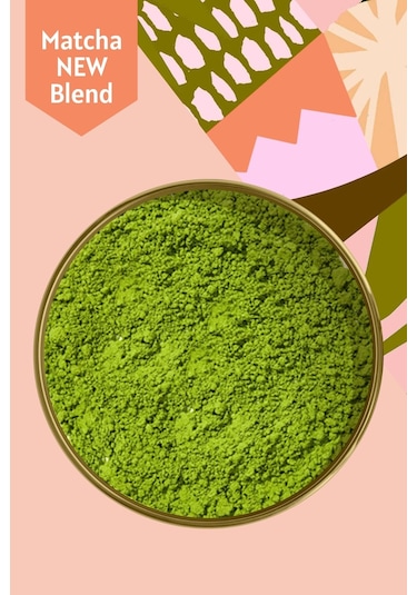 Mim and More Şeftali Aromalı Matcha Tozu Teneke Kutu 25 G