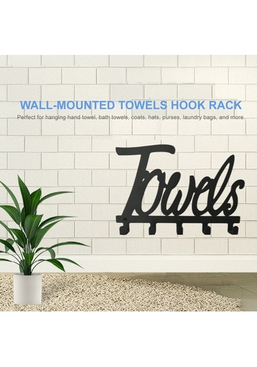 Ulzyvf 5 Kancalı Paslanmaz Çelik Duvar Askısı - Banyo & Mutfak İçin Pratik Asıcı Aksesuar Diğer