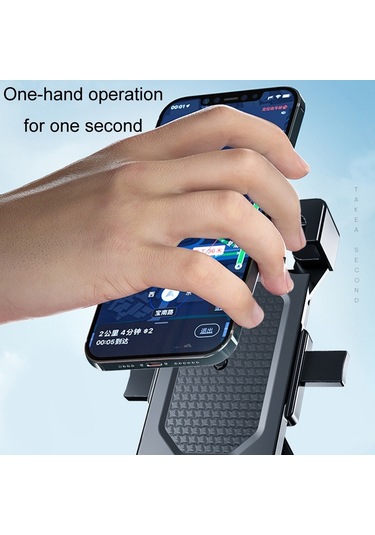 Darbeye Dayanıklı Motosiklet Cep Telefonu Tutucu Dış Mekan Bisiklet Navigasyon Tutucu Gidon 001