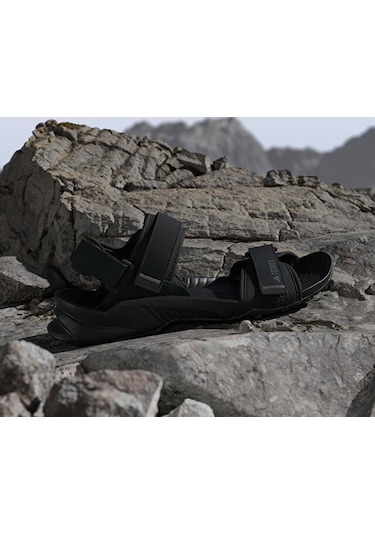 Adidas Terrex Hydroterra Erkek Outdoor Sandaleti Jq2231 Siyah Siyah
