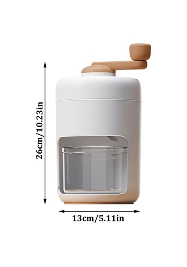 El-krank Buz Tıraş Makinesi-ev Manuel Kar Koni & Süt Sallar İçin