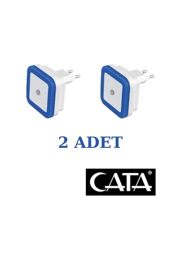 Cata Ct-9500 Fotoselli Gece Lambası 2 Adet Mavi