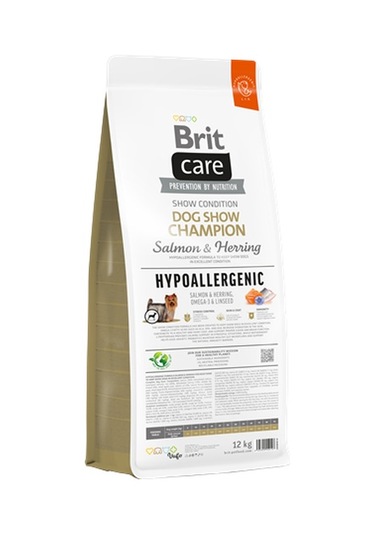 Brit Care Yarışma Köpekleri Kondisyonu İçin, Hipoalerjenik, Somonlu Ve Ringa Balıklı Kuru Mama 12 Kg