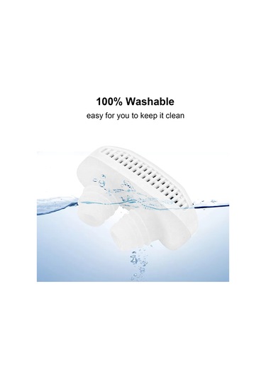 Gajeena Uyku Konforu Burun Filtresi - Toz Engelleme, Nefes Akışı Sağlama, Solunum Yardımı, Uyku İyileştirici Beyaz