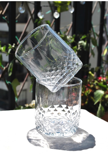 2'li Cam Viski Bardağı Kokteyl Bardak 340 Ml