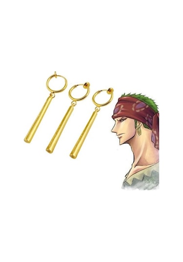 One Piece - Roronoa Zoro Küpe 3'lü