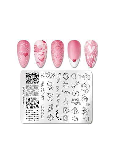 Nicole Diary Metal Stampa Tabakası X022 58072