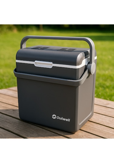 Outwell Eco Prime 24l-12v/230v Portatif Buz Dolabı Gri
