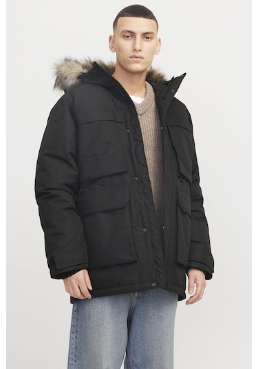 Jjstar Parka Jacket Siyah12256892 Cok Renklı