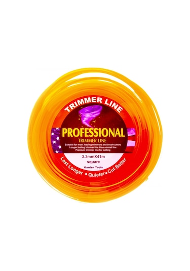 Veta Profesyonel Tırpan Misinası 3.3 Mm Köşeli 41 Mt