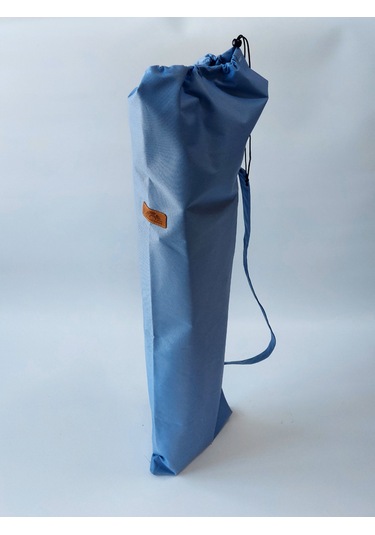 Joyfull Turtle Ahşap - Kollu Katlanır Sandalye -mavi Kılıf -çanta Mavi