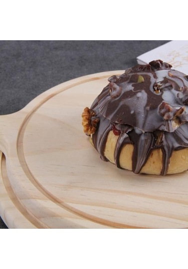 Kullanışlı Pizza Ahşap Anti Kürek Tahtası Doğal 6inch