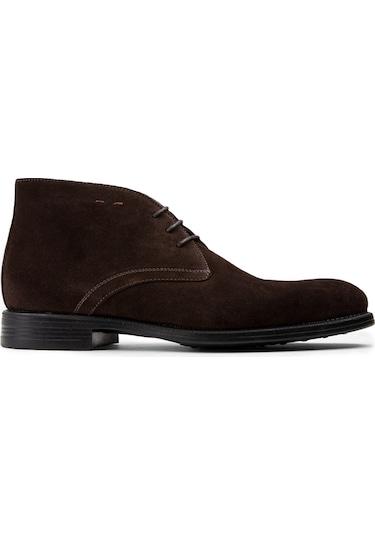 Deery Hakiki Süet Kahverengi Erkek Bot - 01295mkhvc06