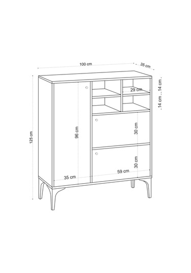 Decormet Ewa Konsol Safir Meşe- Dec-20055 Diğer