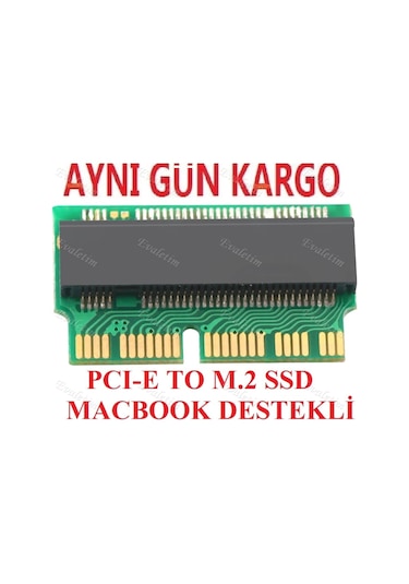 M.2 Nvme Pcı-E Ahcı Ssd To 4364A 12+16 Pin Macbook Uyumlu Ai
