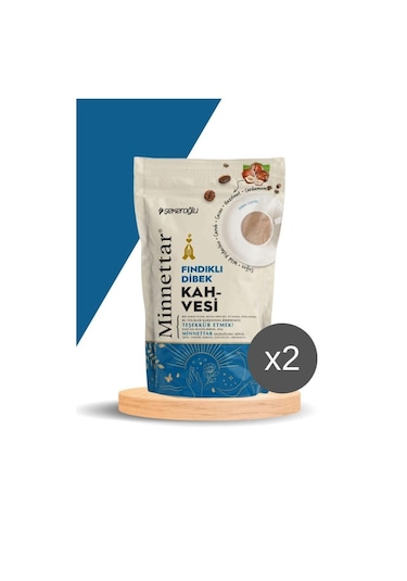 Şekeroğlu Minnettar Fındıklı Dibek Kahvesi 2 x 165 G