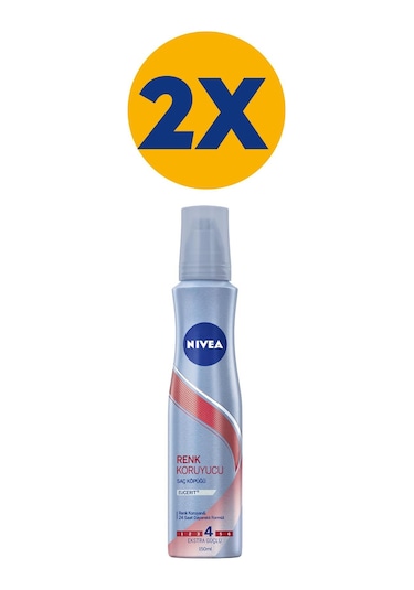 Nivea Renk Koruyucu Saç Köpüğü 2 x 150 ML