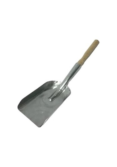 Faraş Kürek Mangal Şömine Küreği Dar Metal Gövde Ağaç Saplı