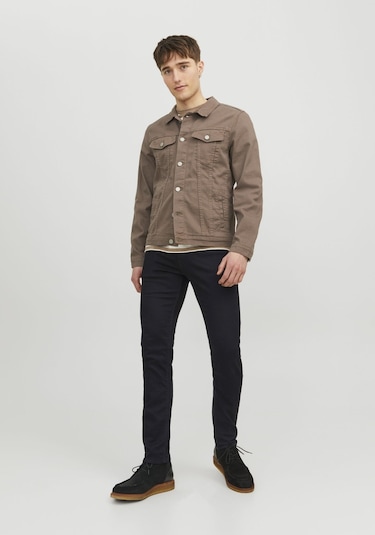 Jack & Jones Erkek Glenn 046 Slim Fit Jean 12113450 Black Denim