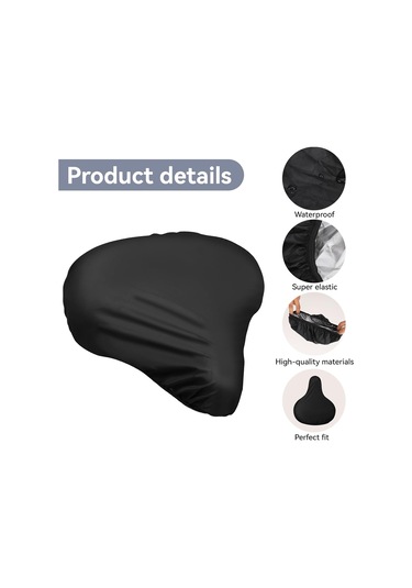 Jo İçin Elastik Su Ve Toz Geçirmez Bisiklet Selesi Koruma Kalkanı İle 3'lü Su Geçirmez Bisiklet Selesi Yağmur Kılıfı Çok Renkli