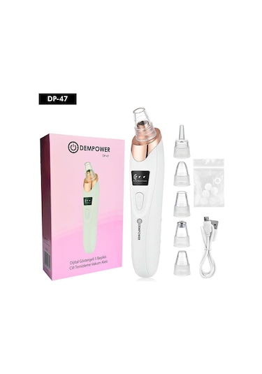 Dempower DP-47 Dijital Göstergeli 5 Başlıklı Cilt Temizleme Vakum Cihazı
