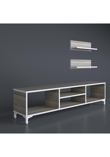 Kenzlife televizyon sehpası monako150 crd tv ünitesi raflı