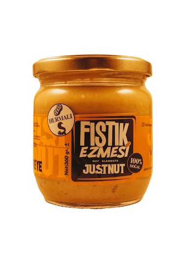 Justnut %100 Doğal Hurmalı Fıstık Ezmesi 360 G