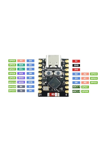 Esp32 C3 Super Mini Geliştirme Kartı Wifi Bluetooth Type-c Usb