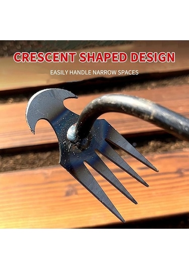 Pazly Yabani Ot Temizleme İçin Dayanıklı Çift Çelik Çapa - Geeroyoo Dişli Bahçe Aleti 4-wj