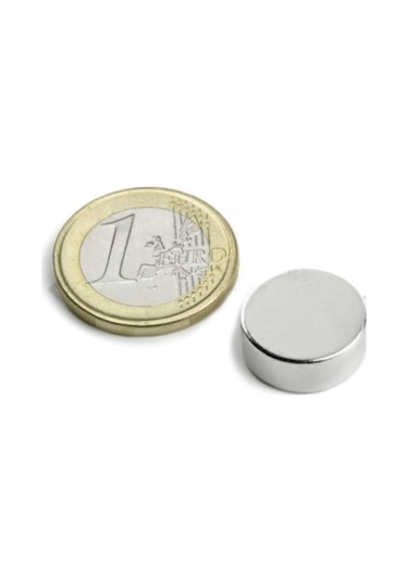 5 Adet Çap 15Mm X Kalınlık 5Mm Yuvarlak Güçlü Neodyum Mıknatıs