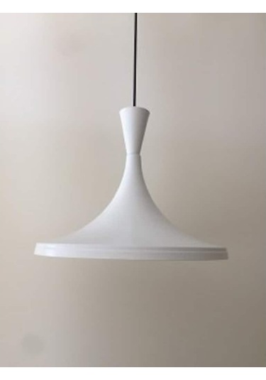 Rıolght Beyaz Içi Beyaz Metal Sarkıt Çap: Cm