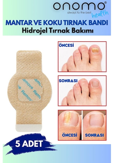 Health Tırnak Mantari Bandı, Hidrojel Tırnak Bakımı 5 Adet