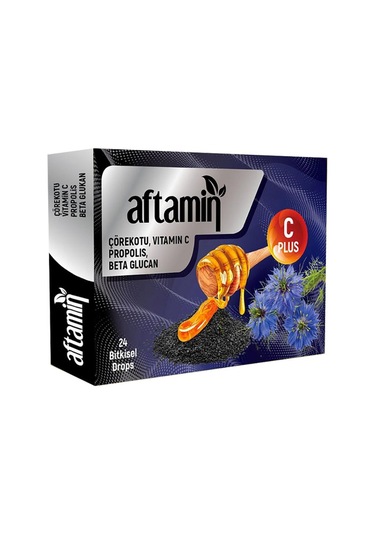 Aftamin Çörekotu Propolisli Pastil 24 Adet