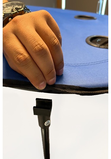 Yuvarlak Masa İçin Üst Tabla Ayak Plastikleri - 4 Adet Çok Renkli