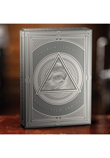 Kings Wild Project Verum Videre 2023 Silver Premium Oyun Kağıdı Limited Edition Koleksiyonluk İskambil Kartları