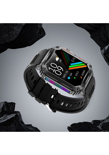 Yaozixa P3 1.91" Büyük Ekran Renkli Solunum Lambası Akıllı Saat (İthalatçı Garantili)