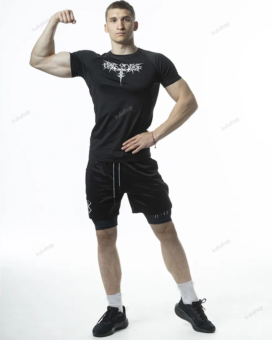 Kvk Fear Of God Kompresyonlu Spor Rashguard Tişört 412550684 Siyah