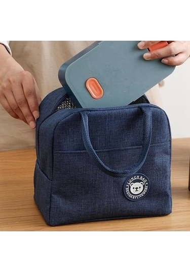 Ankatek Siyah 1 Adet Soğutucu Çanta, Seyahat Ve Öğle Yemeği Kutusu Siyah Siyah