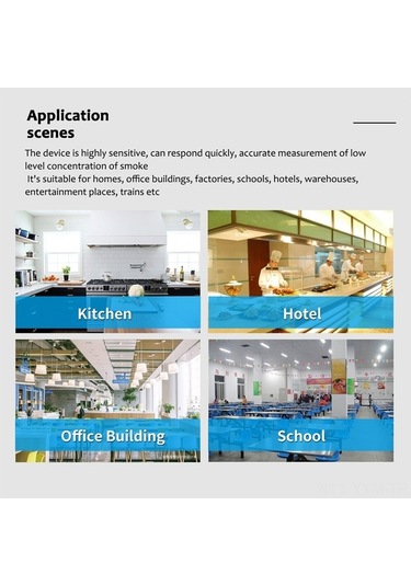 Novahub Wifi Gaz Alarmı - Tuya Uygulaması İle Doğalgaz Kaçak Dedektörü, Lcd Ekran, Sesli Uyarı, Sıcaklık Alarmı