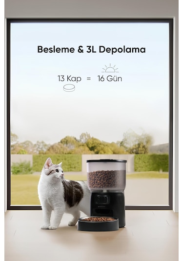 Şımart Evcil Hayvan Akıllı Mama Kabı 3 L