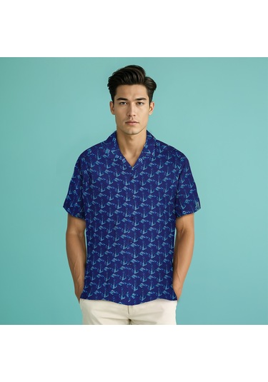 Anemoss Çapa %100 Viskon Erkek Gömlek Çok Renkli