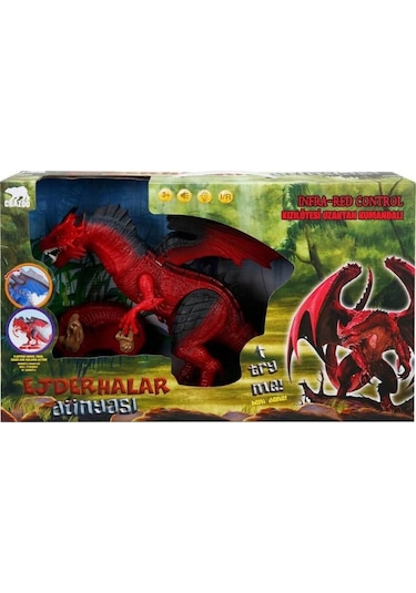 Sunman Uzaktan Kumandalı Işıklı Sesli Yürüyen Ejderha Dragon Dina