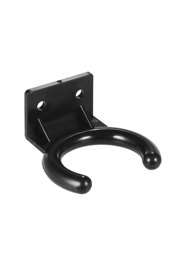 Reedark Kablosuz Mikrofon Duvara Monte Askısı - Siyah Plastik, 34mm İç Çap, 4mm Vidalı