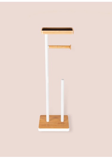 The Mia Tepsili Tuvalet Kağıdı Standı Beyaz Glv0757 Beyaz